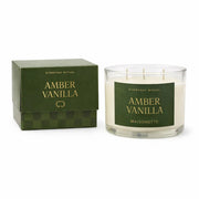 Amber Vanilla Scented Candle (400g) - Maisonette