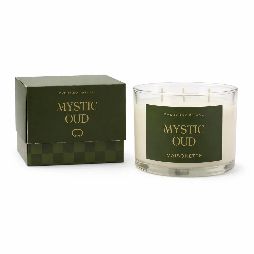Mystic Oud Scented Candle (400g) - Maisonette